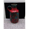 Image 1 : 408-40 West Germany Large Jug Vase Red and Green