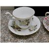 Image 2 : Lot of 3 Teacups and Saucers Royal Albert Silver Maple, Gladstone, Floral Chintz