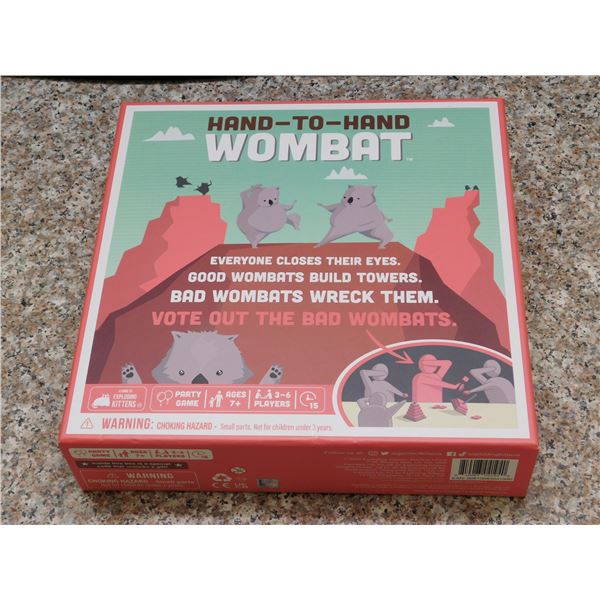 Hand-To-Hand Wombat Exploding Kittens Tabletop Party Game