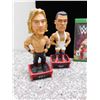Image 2 : Lot of 4 2 WWE WWF Bobble Heads Y2J and Kurt Angle, Megaphone *works* Xbox One WW2k17