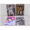 Image 1 : Lot of 4 Elvis Presley 8" x 12" Tin Metal Signs Bar Man Cave Decorations