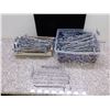 Image 1 : Bins of Grid Wall Metal Pegs approx 50+ 12" Length Commercial Retail Store Display