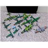 Image 1 : Model Kit Parts Graveyard, Diorama Pieces Airplane Warplane Completed Painted Kits *as is*