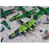 Image 5 : Model Kit Parts Graveyard, Diorama Pieces Airplane Warplane Completed Painted Kits *as is*