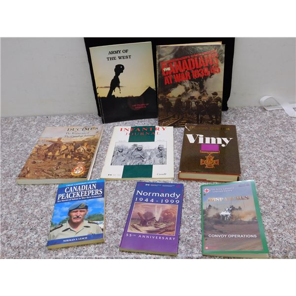 Lot of 8 Canadian Related Military Books
