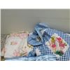 Image 2 : Lot of Assorted Blankets, Bedding Vintage Fabric Pillowcases, Baby Blanket, Throws