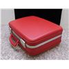 Image 3 : Vintage Jet Flyte Cosmetics Travel Suitcase Carry On Hard Shell Red Case