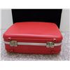 Image 4 : Vintage Jet Flyte Cosmetics Travel Suitcase Carry On Hard Shell Red Case