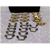 Image 1 : Lot of 23 Antique Style Bronzed Metal Handles Cabinet Handles Modern