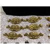 Image 2 : Lot of 23 Antique Style Bronzed Metal Handles Cabinet Handles Modern