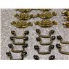 Image 3 : Lot of 23 Antique Style Bronzed Metal Handles Cabinet Handles Modern