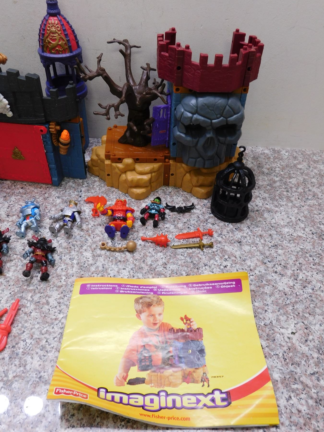 Fisher Price Imaginext Castle Playsets Lot of 2 *complete*