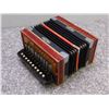 Image 1 : Vintage Squeeze Box Instrument Accordion 10 Button