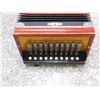 Image 2 : Vintage Squeeze Box Instrument Accordion 10 Button