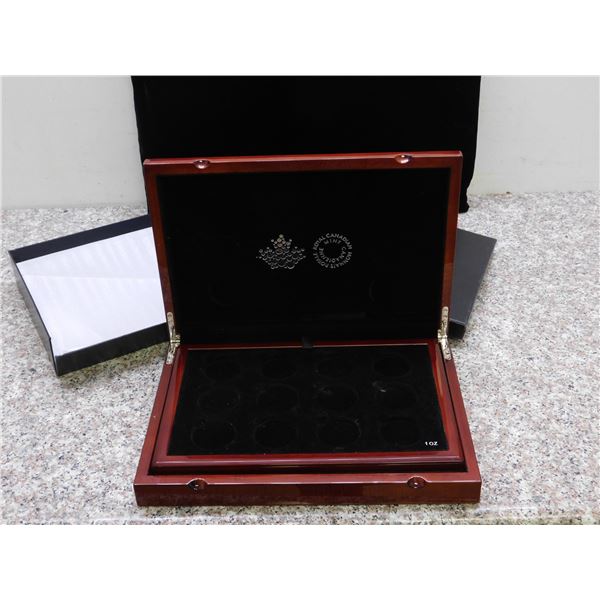 Royal Canadian Mint Coin Collection Case Holds 24 Coins