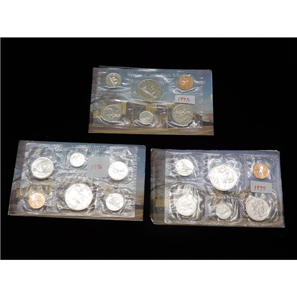 1975, 76, 77 Uncirculated Sealed Coin Sets