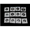 Image 1 : 12 Sterling Silver Charm Bracelet "charms"