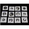 Image 1 : 12 Sterling Silver Charm Bracelet "charms"