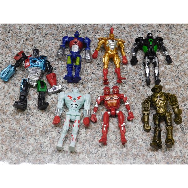 Lot of 7 Real Steel Movie Action Figures Robot Toys