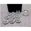 Image 1 : Denby Summit Celadon Tea Pot and Cups Set, Salt and Pepper