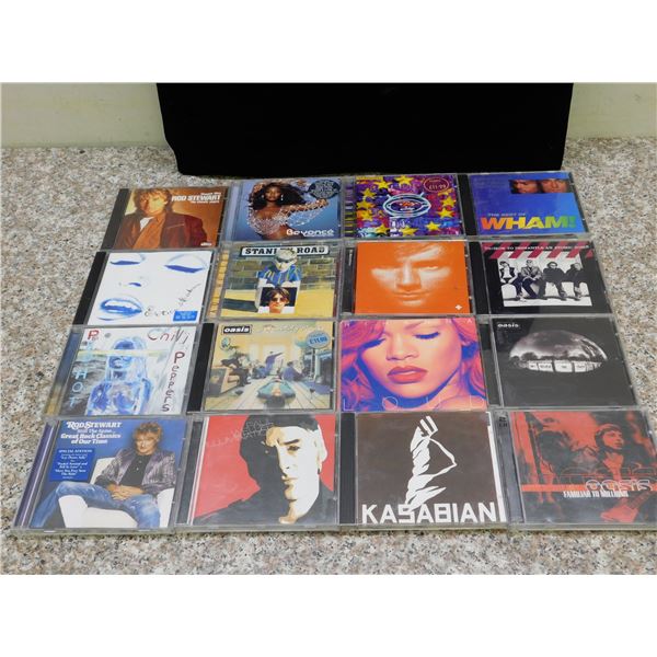 Lot of Assorted CDs Rihanna, WHAM, Madonna, Beyonce, Rod Stewart, Etc