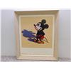 Image 1 : Wayne Thiebaud "The Art of Mickey Mouse" Framed Print 2ft x 28" Lithograph Poster