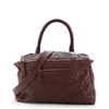 322  Givenchy Pandora Distressed Shoulder Bag in Burgundy