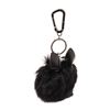 Image 3 : Christian Dior Cookie Bag Charm Leather and Fur Black