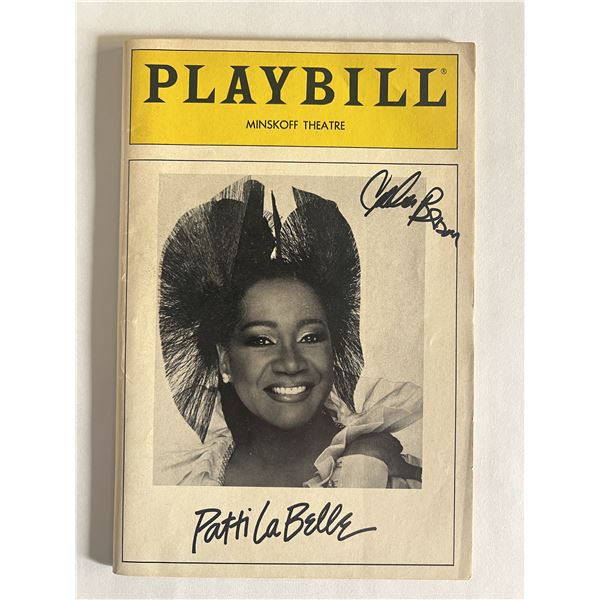 Patti LaBelle Carla Benson signed Playbill