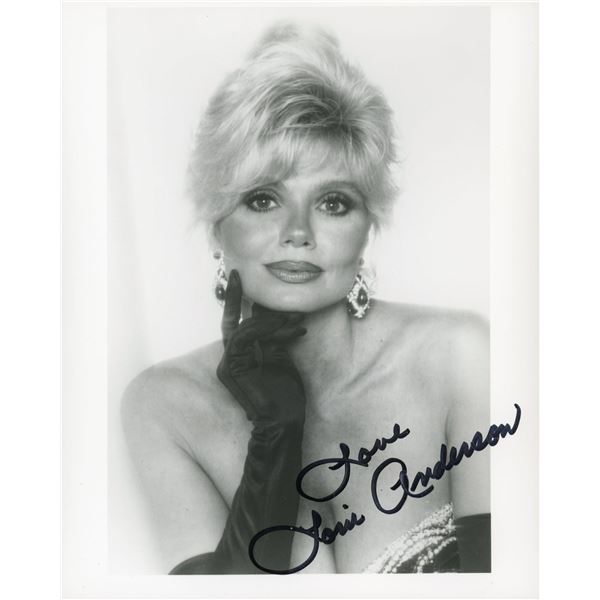 Loni Anderson signed photo