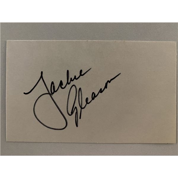 Jackie Gleason original signature