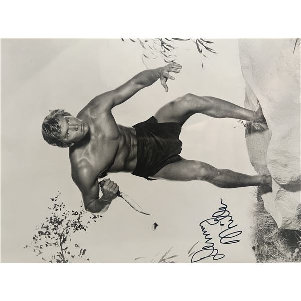 Tarzan Denny Miller signed movie photo