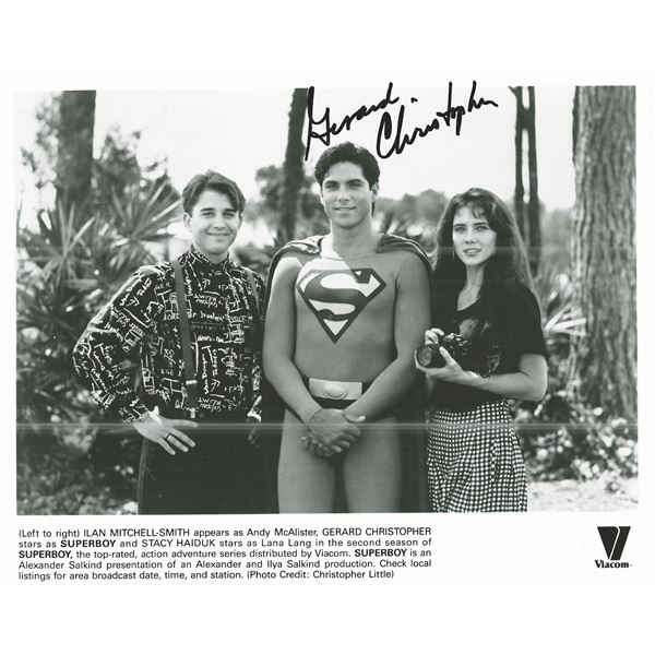 Superboy Gerard Christopher signed photo