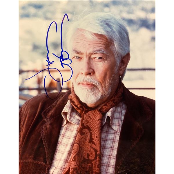 James Coburn signed photo