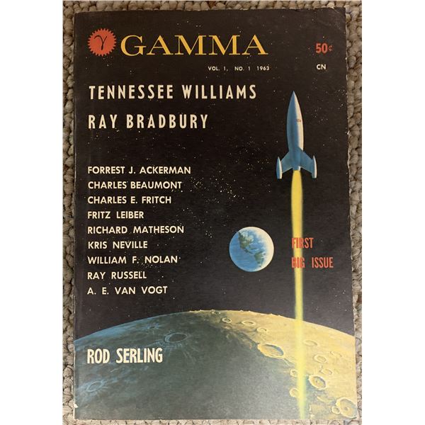 William F. Nolan Gamma signed book
