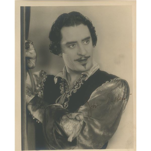 John Gilbert signed photo