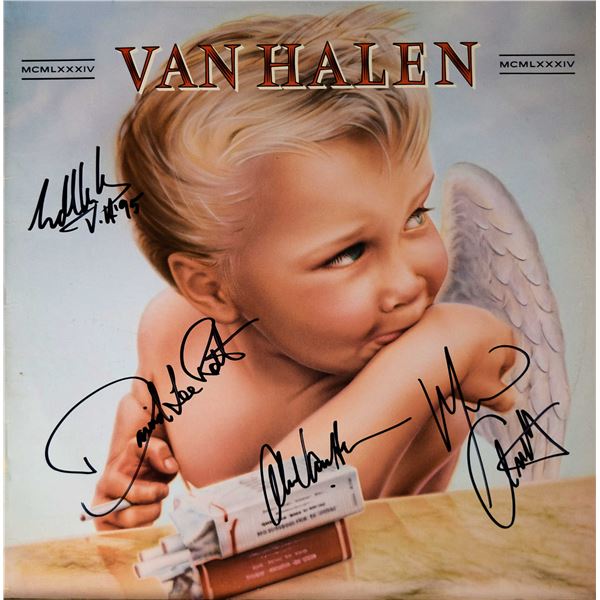 Van Halen signed 1984 album