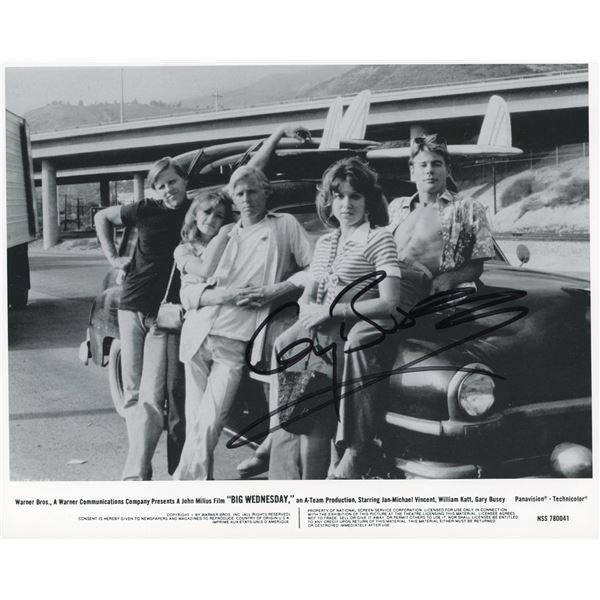 Gary Busey signed movie still