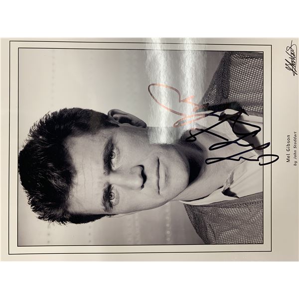 Mel Gibson signed photo