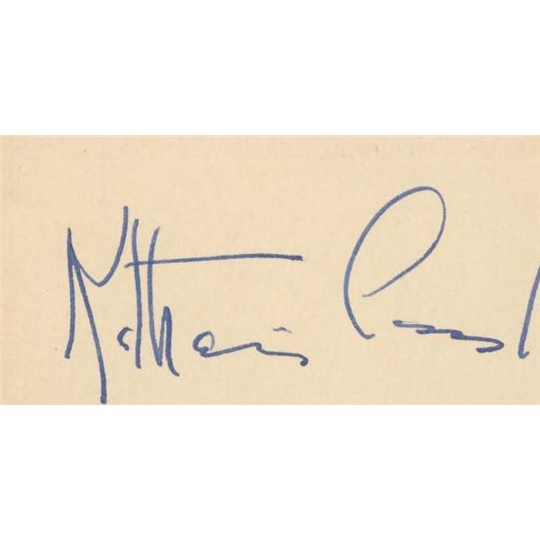Katharine Cornell signature cut