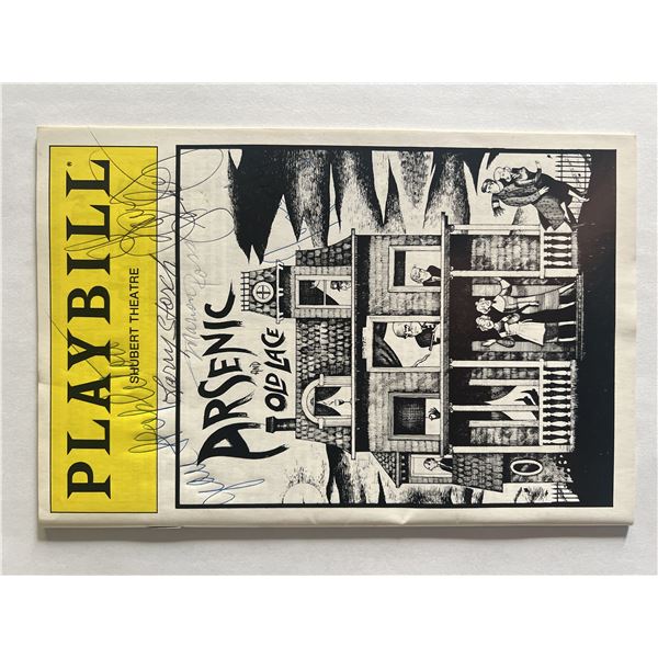 Arsenic and Old Lace cast signed Playbill