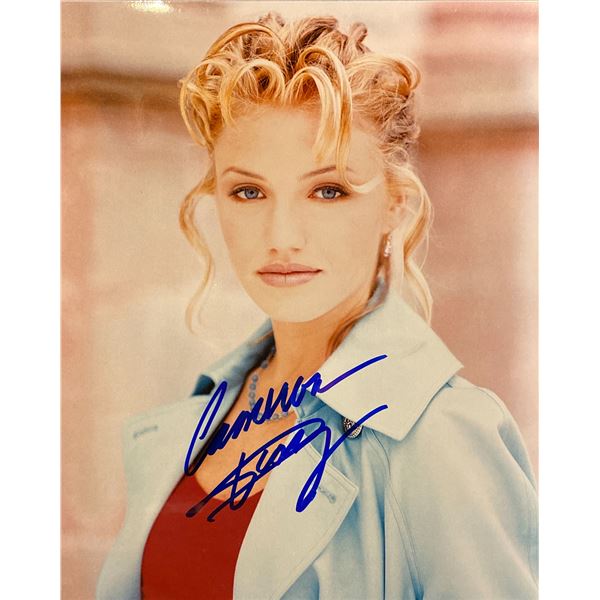 Cameron Diaz signed photo