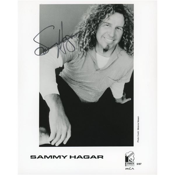 Sammy Hagar signed photo