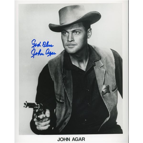 John Agar signed Fort Apache photo