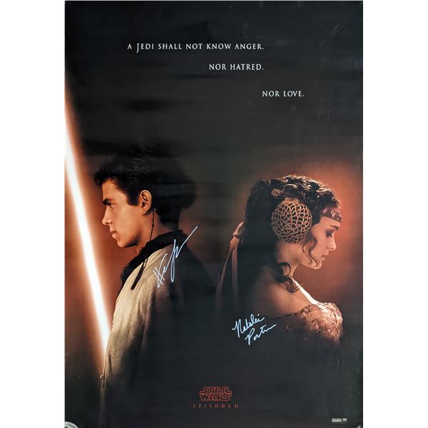 Star Wars Episode 2 Attack Of The Clones signed Movie Poster