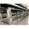 Image 2 : 4'X8'X APPROX 6" DEEP GROWING TABLE WITH DRAIN ON GALVANIZED TABLE BASE WITH ROLLING TOP. INC