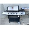 Image 1 : TERA GEAR 4 BURNER PROPANE BBQ WITH SIDE BURNER. NEEDS A CLEAN BUT LOOKS OK.