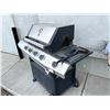 Image 2 : TERA GEAR 4 BURNER PROPANE BBQ WITH SIDE BURNER. NEEDS A CLEAN BUT LOOKS OK.
