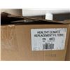 Image 2 : 3 CASES HEALTHY CLIMATE FILTERS MODEL X6673. 20X25X5 (15 PIECES)
