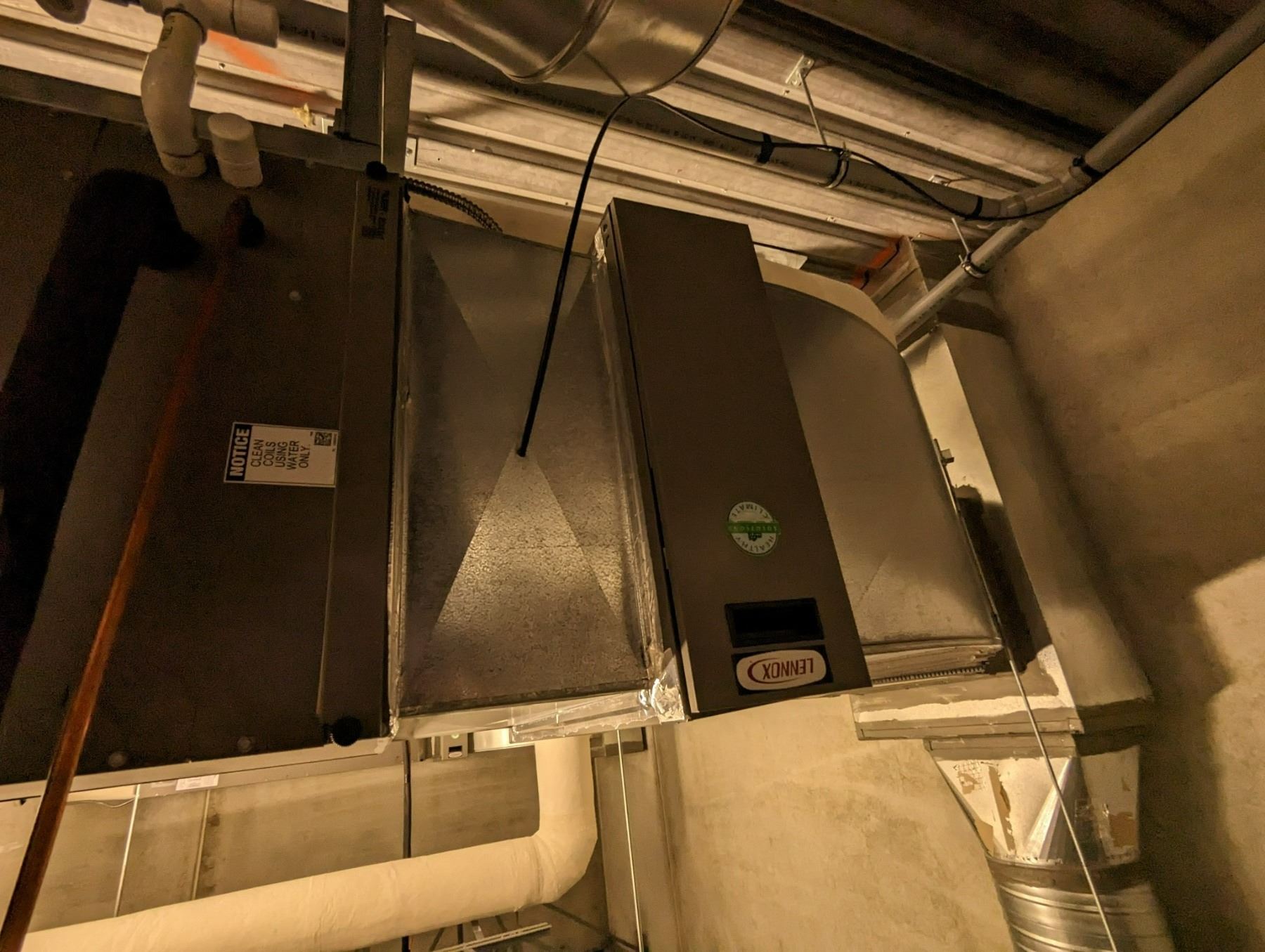 LENNOX ELITE SERIES 5 TON HEAT PUMP WITH CONDENSER MODEL CBA27UHE060